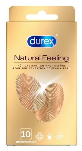 Durex Natural Feeling 10 Kondome Latexfrei mit Reservoir
