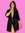 Plus Size Kimono schwarz mit Bindegürtel Gr. 4XL/5XL, 6XL/7XL