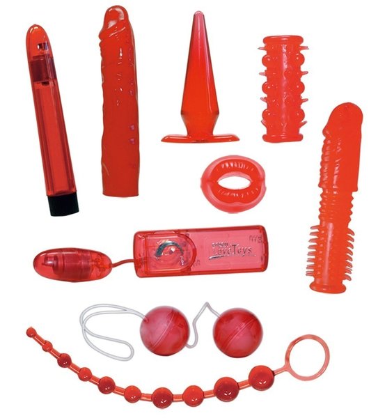 Love Toy Set 9-teilig Rot