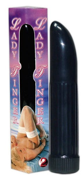 Vibrator Lady Finger schwarz 13cm