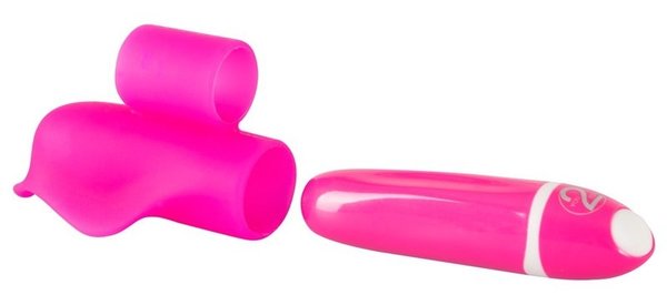 Fingervibrator Delphin 9,5cm Pink