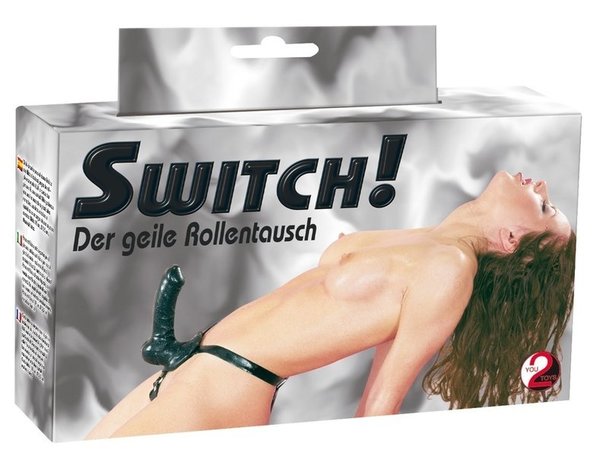 Switch Strap-on Umschnalldildo 19cm