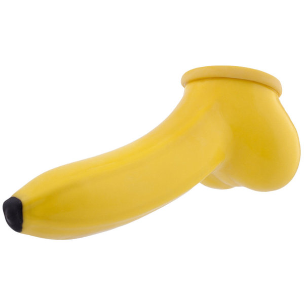 Dauerkondom Banane Latex Penishülle 19 cm, 21 cm