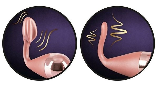 Vibro-Ei mit Klitorisreizer Belou G Spot rosa