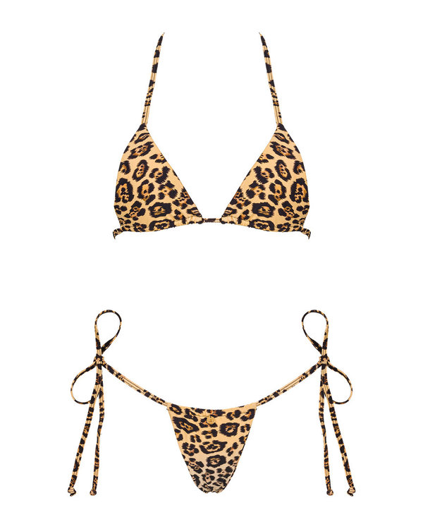 Sexy Micro Bikini leopard Größe One Size