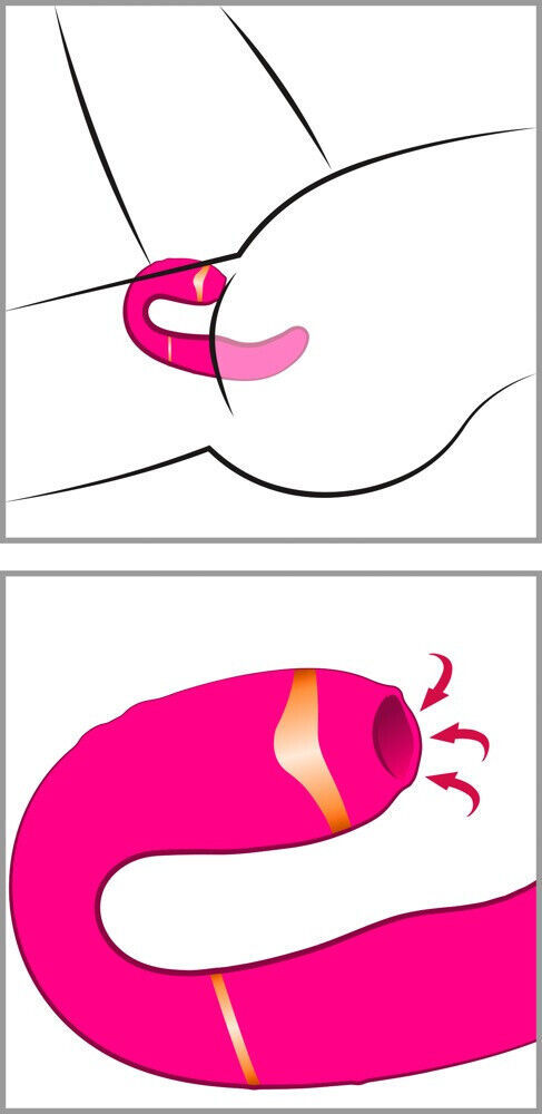 My-G Spezialvibrator G-Punkt-Vibrator mit Klitoris-Sauger Pink