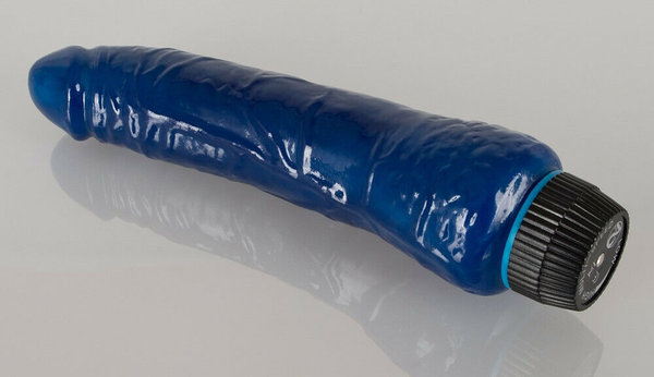 Jelly Vibrator Blau 22 cm
