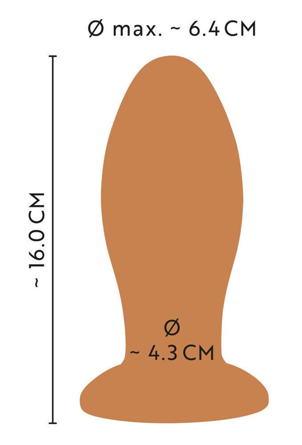 XL Analplug Ø 6,4 cm