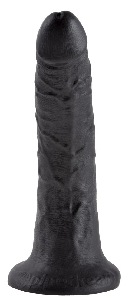 Naturdildo schwarz mit Saugfuss ca. 20,5 cm Ø 4 cm