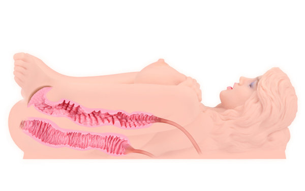 Mega Masturbator Hautfarben Frauentorso realistisch ca.5,8 kg, 44 x 25 x 15 cm