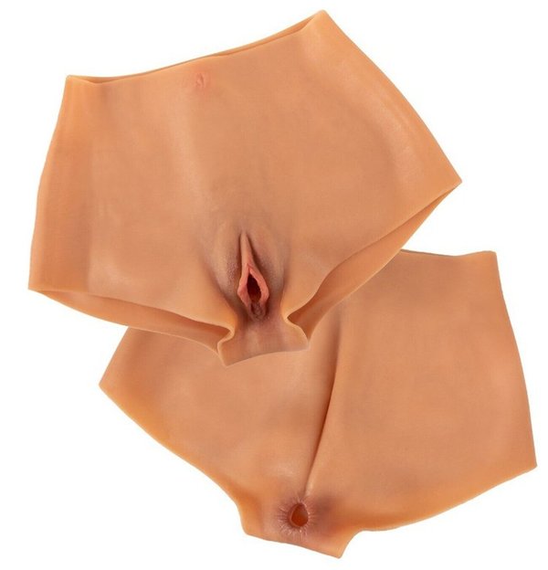 Vagina Slip mit integriertem Kondom - Penetrierbare Vagina und Anus